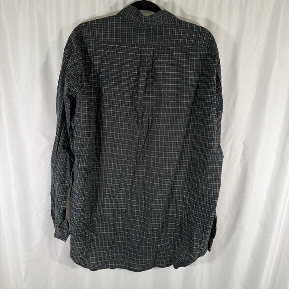 Ralph Lauren Blake Shirt Men's XL Black Plaid Collared Long Sleeve Button Down - Picture 8 of 10
